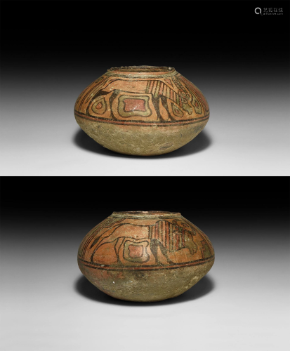 Indus Valley Mehrgarh Painted Bowl with Animals