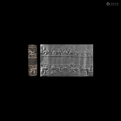 Cylinder Seal with Gryphons