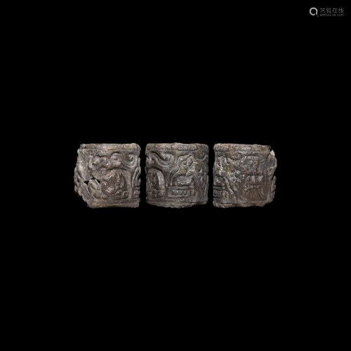 Bactrian Silver Cylinder Seal-Type Walking Stick