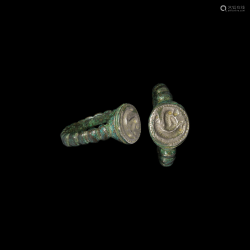 Roman Ring with Gryphon Intaglio