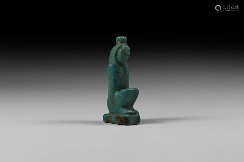 Large Egyptian Hawk-Headed Ra Amulet