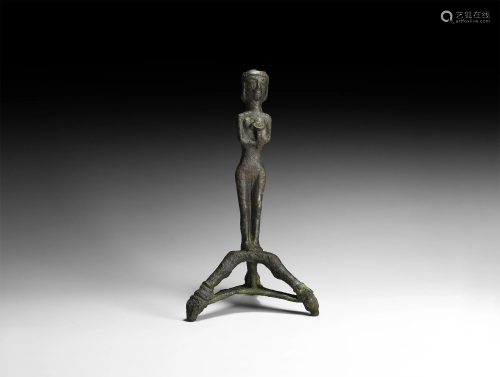 Phoenician Statue with Chalice