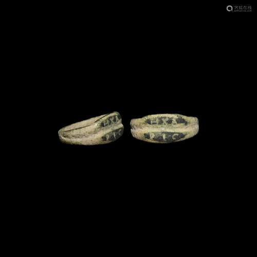 Roman Inscribed Ring with Blessing