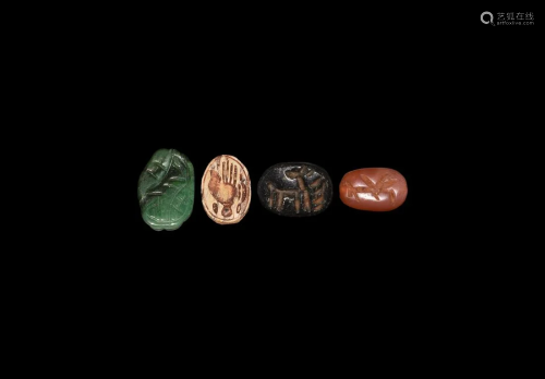 Phoenician Scaraboid Amulet Group