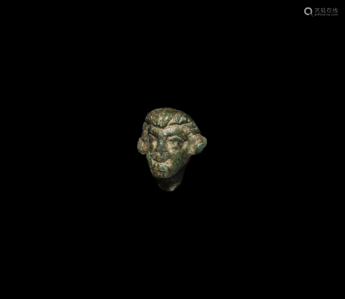 Roman Claudian Statuette Head