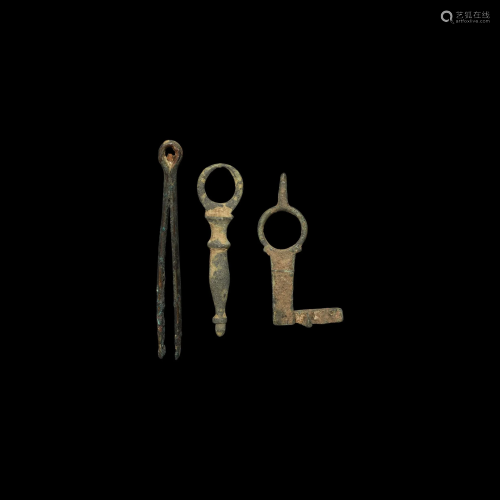 Roman Key and Other Artefact Group