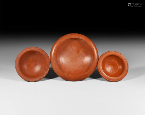 Roman Redware Bowl Group