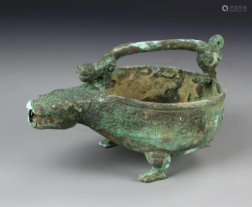 Chinese Antique Bronze Vessel