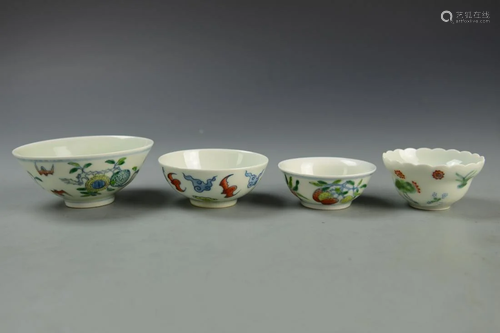 Chinese Doucai Bowls