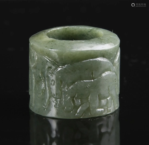 Chinese Jade Thumb Ring