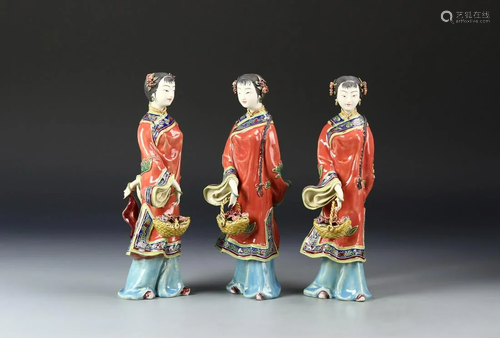 Chinese Porcelain Ladies