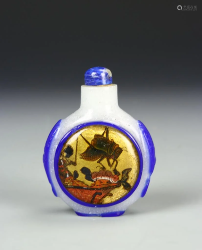 Chinese Peking Glass Snuff Bottle