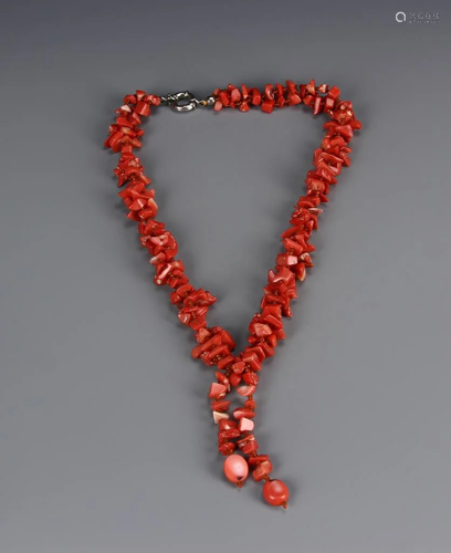 Chinese Coral Necklace