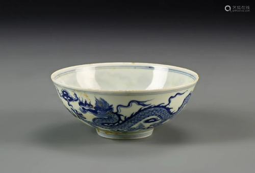 Chinese Blue and White Bowl