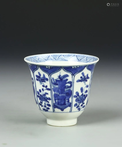 Chinese Blue and White Cup