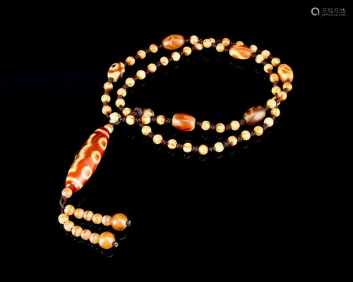 Chinese Eye Bead Necklace