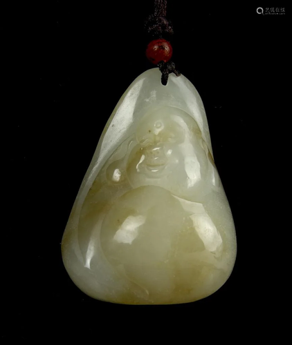 Chinese White Jade Pendent