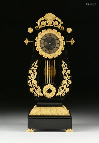 LOUIS PHILIPPE GILT BRONZE MOUNTED EBONY L…