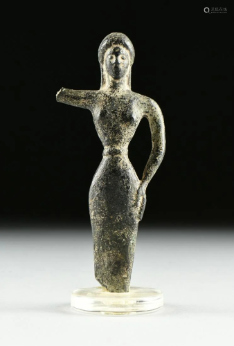 AN ANCIENT ETRUSCAN STYLE BRONZE FR…