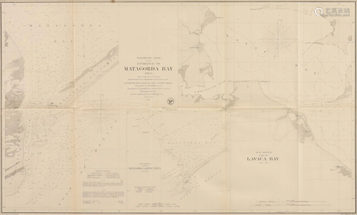 AN ANTIQUE SURVEY MAP, 