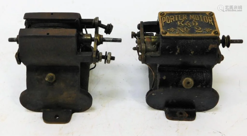 2 Porter Motor Miniature Toy Motors