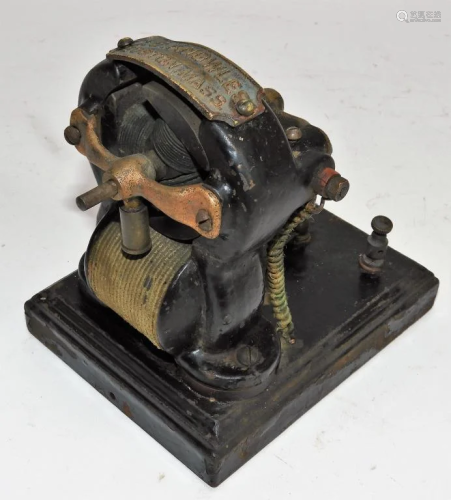 Antique C. S. Knowles Electric Powered Motor