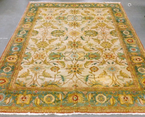 Egyptian Persian Sultanabad Ivory Carpet Rug