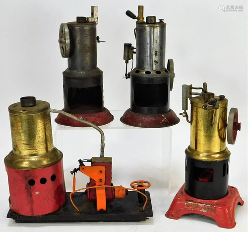 4PC Weeden and Fleischmann Model Steam Eng…