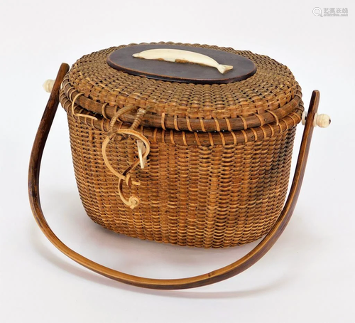 Helen Freeman Hand Woven Nantucket Basket