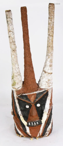 A Ceremonial Vanuatu helmet mask