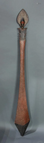 A Papua New Guinea Buka paddle