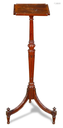 A Federal style mahogany plant stand