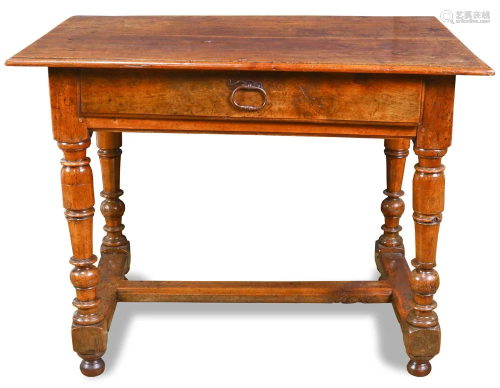 An English console table