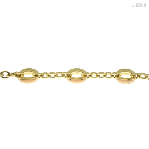 An 18ct gold 'Luna' bracelet, with brilliant-cut