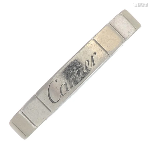 A 'Lanieres' band ring, by Cartier.Signed Cartier,