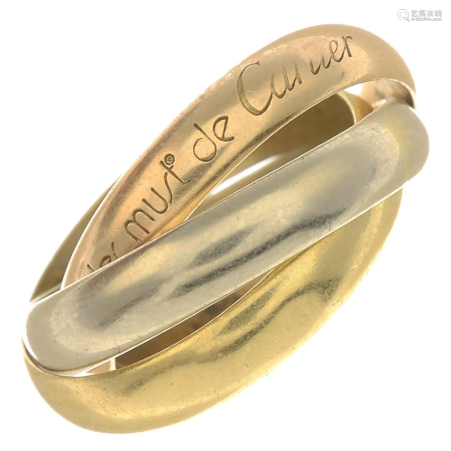 A 'les must de Cartier Trinity' ring, by