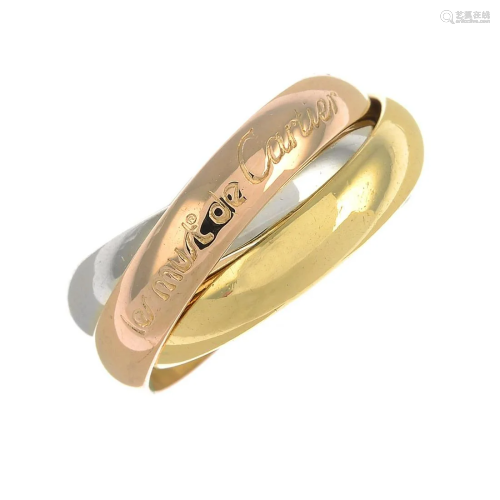 A 'les must de Cartier Trinity' ring, by