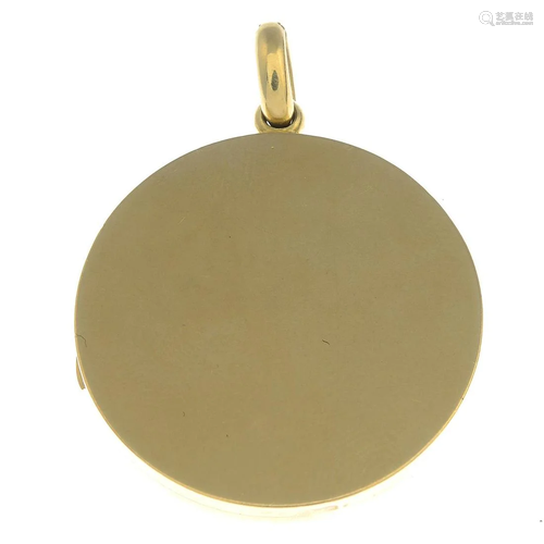 An early 20th century 18ct gold locket.Hallmarks for