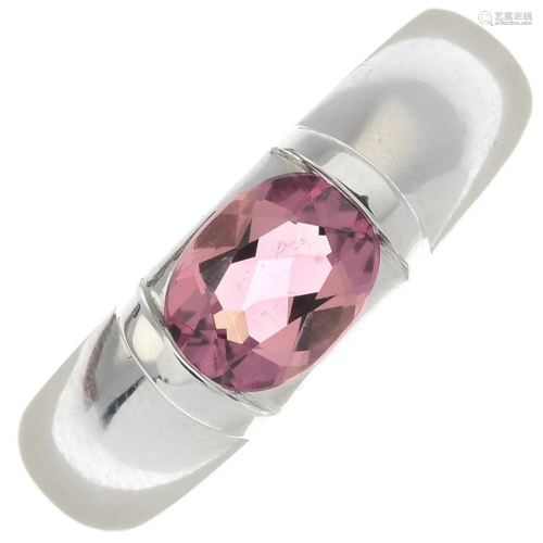 An 18ct gold pink tourmaline 'Giola' ring, by