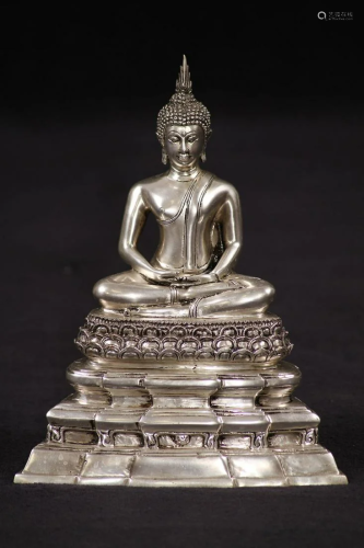 Buddha on stepped base