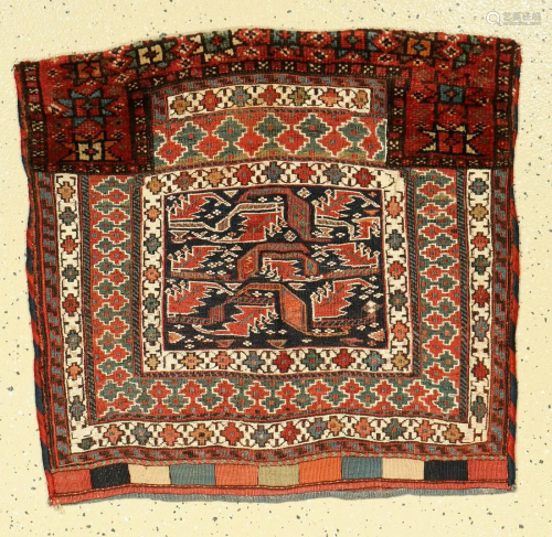 Luri Bachtiari bag, Persia, late 19th century, wo…