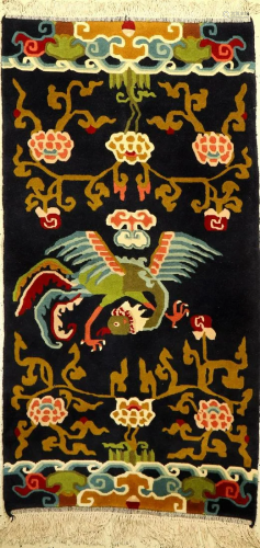 Mongolian rug, Mongolai, Phönyx bird, appro…