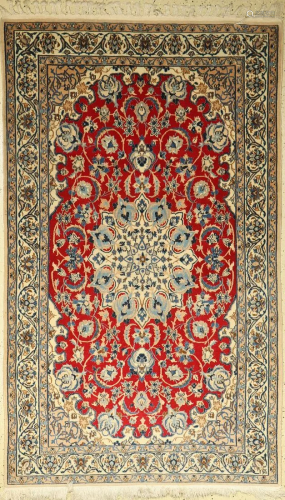 Nain fine Rug, Persia, approx. 40 years, wool with …