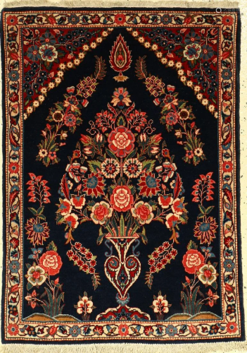 Fine Kaschan rug old, Central Persia, around 1930, …