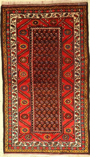 Feiner Kordi old rug, Persia, around 1940, wool on