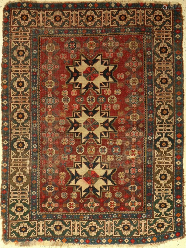 Antique Lesghi rug, Caucasus, 19th century, wool…