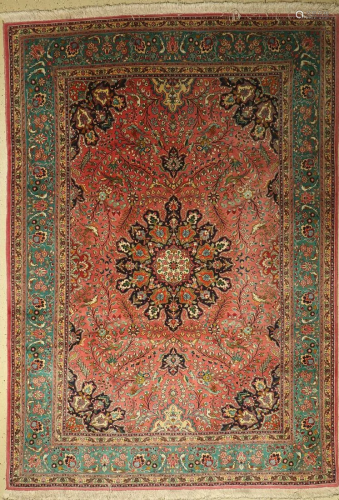 Tabriz fine Carpet, Persia, approx. 50 years, wool