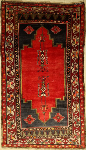 Anatol rug old, Turkey, approx. 60 years, wool on