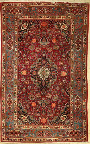 Kaschan rug old, Persia, approx. 60 years, wo…