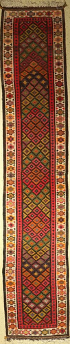 Kilim runner, Persia, approx. 50 years, wool on c…